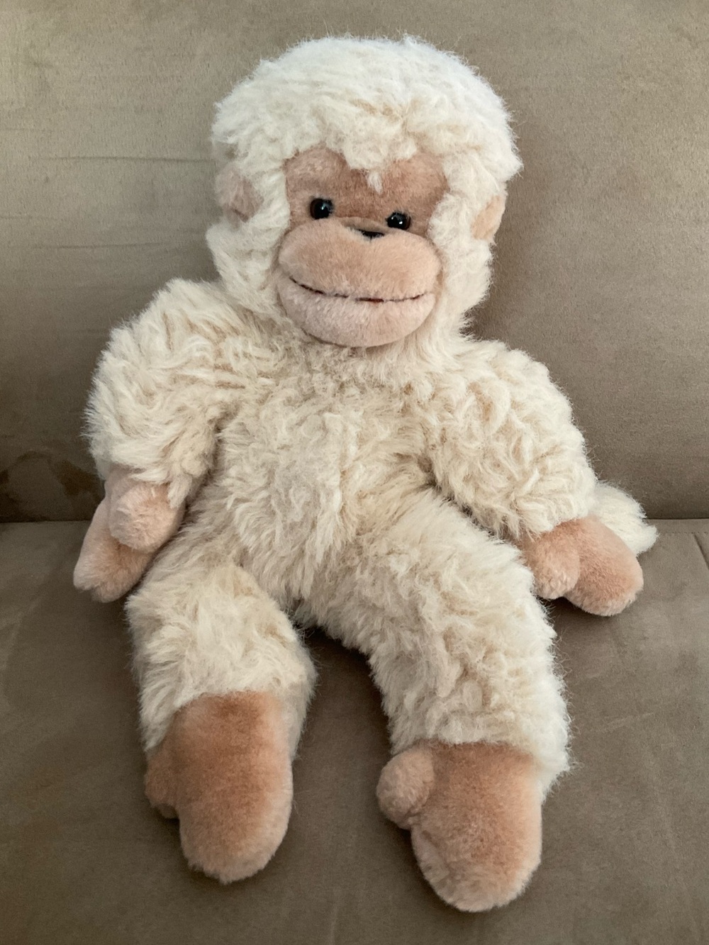 Russ Mungo Tan Pale Orangutan Vintage Monkey Plush